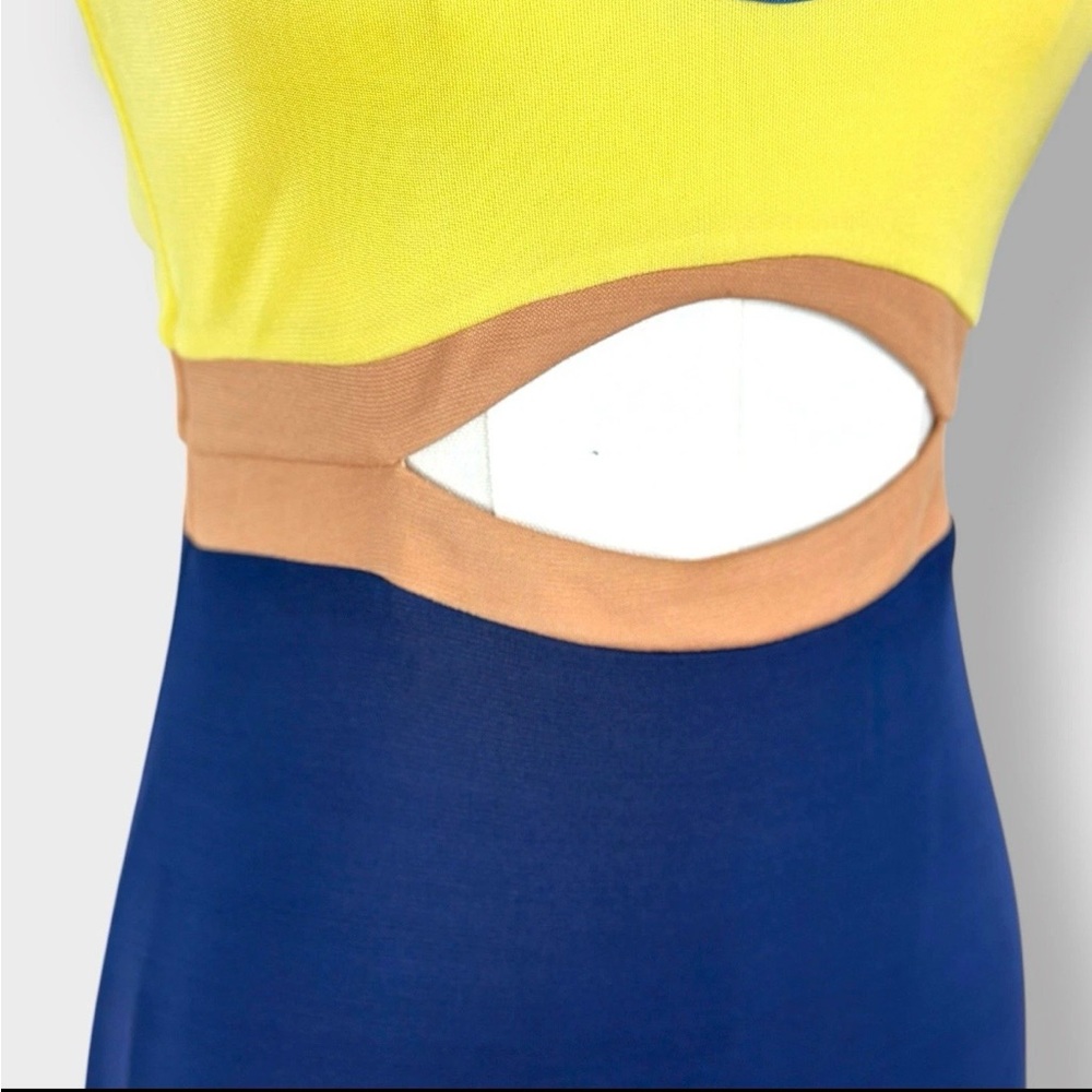 STAUD Piera Colorblock Cutout Dress - Picture 6 of 9